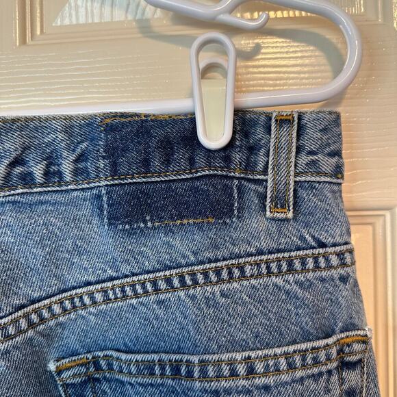 Levi’s Vintage 517 Boot Cut Denim Jeans Size 36x30 Frayed Hem Y2K Medium Wash - Picture 9 of 14